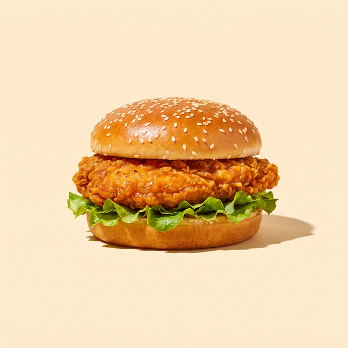 Chicken fillet burger