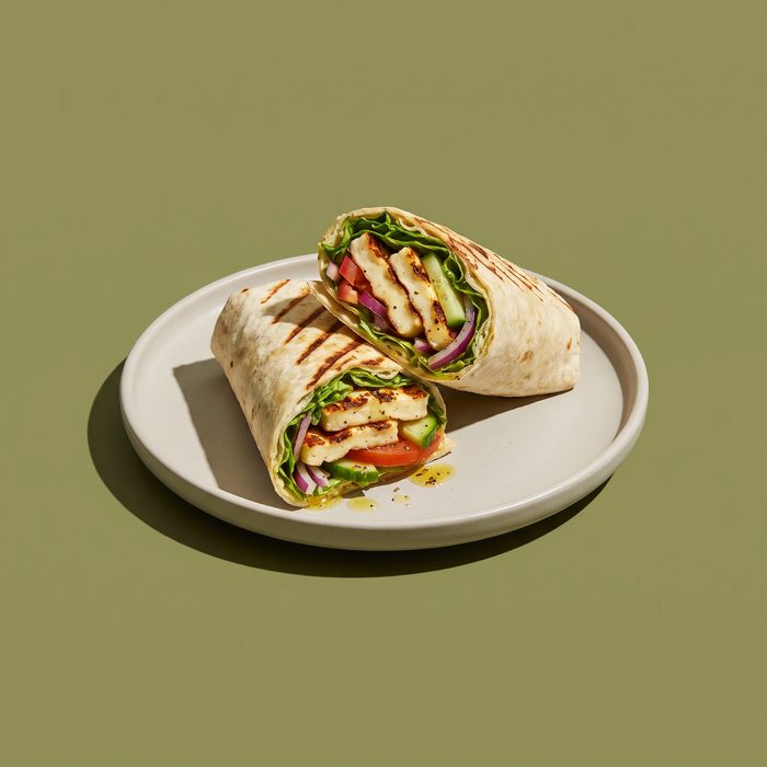 Halloumi wrap